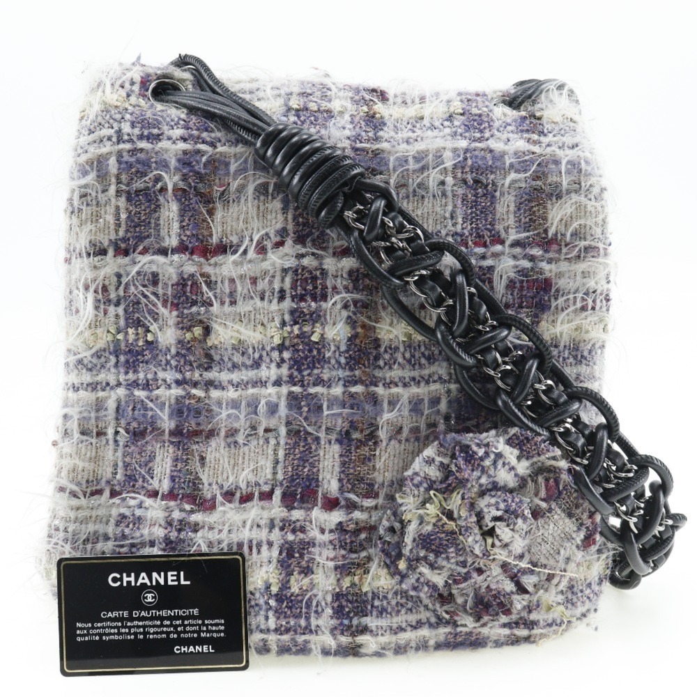 CHANEL Purple Shoulder Bag - Picture 9 of 9